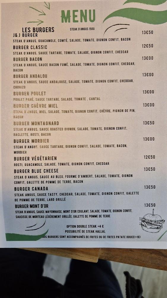 J&J Burger - Menu Image 2